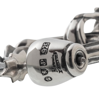 【Artemis classic】銀牙ドロップピアス 片耳分 ACE0202　Silver fang drop earrings