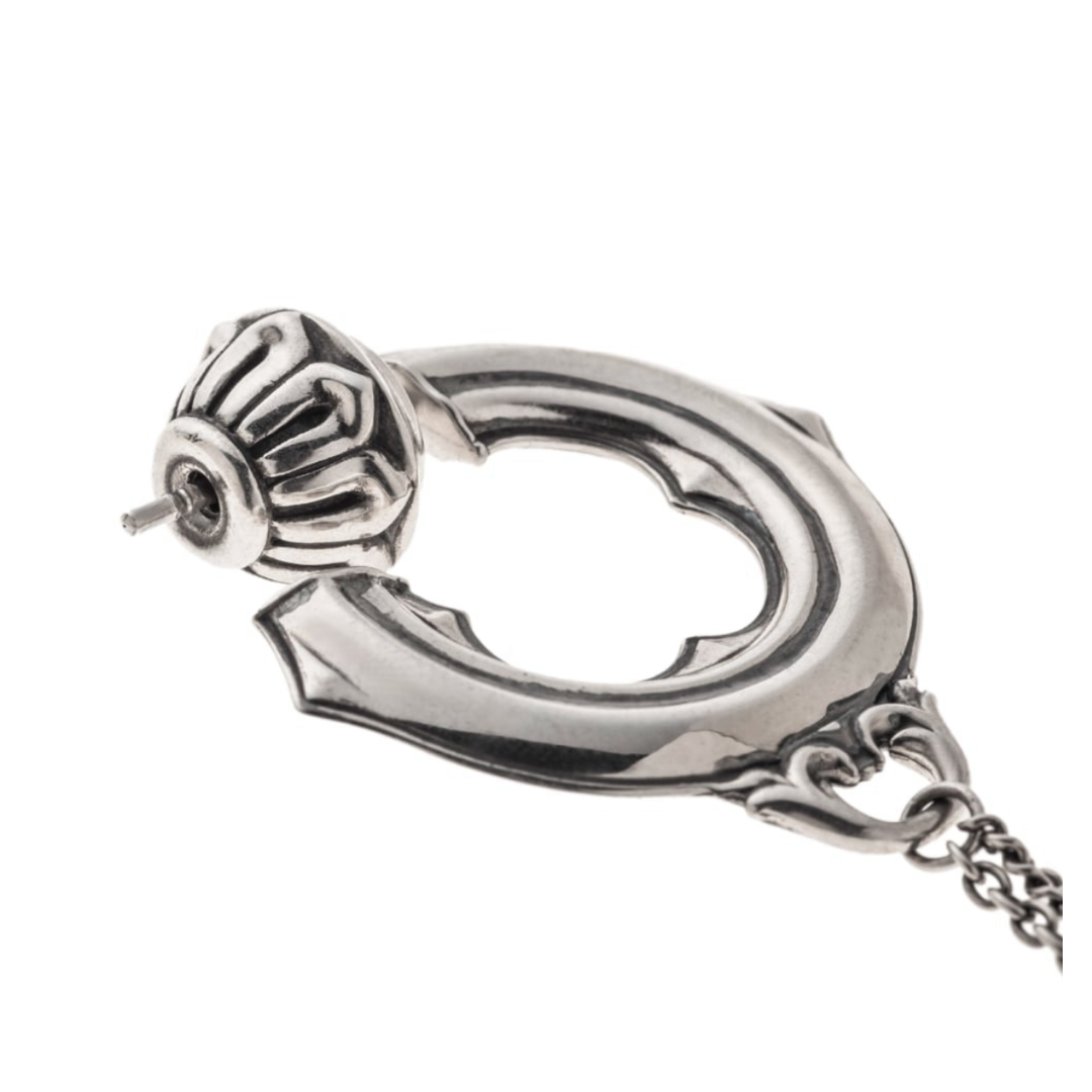 【Artemis classic】ダブルチェーンフープピアス 片耳分 ACE0207 Double Chain Hoop Earrings