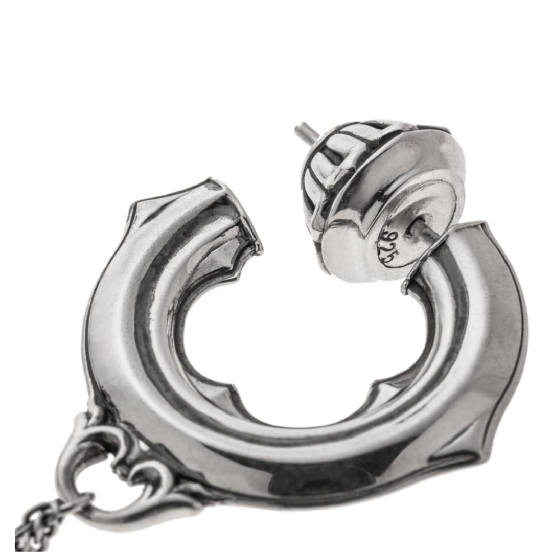 【Artemis classic】ダブルチェーンフープピアス 片耳分 ACE0207 Double Chain Hoop Earrings