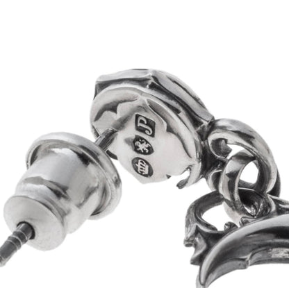 【Artemis Kings】ブルームーンハートピアス AKE0128 片耳用 Blue Moon Heart Piercing (Single) シルバーアクセサリー Silver jewelry